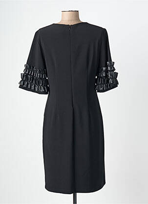 Rochie midi închidere cu fermoar la spate mâneci scurte negru JOSEPH RIBKOFF femeie