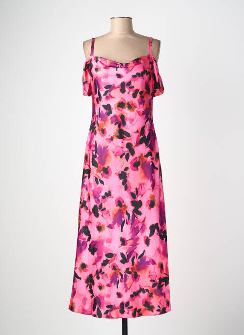 Rochie lungă mâneci scurte mâneci scurte roz JOSEPH RIBKOFF femme