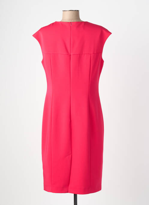 Rochie midi țesătură crep mâneci scurte roșu DIANA GALLESI femme