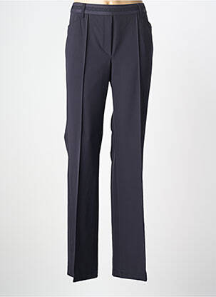 Pantalon evazat talie elastică mărime normală albastru GARDEUR femme