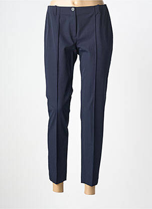 Pantalon 7/8 țesătură poplin mărime normală albastru BASLER femeie