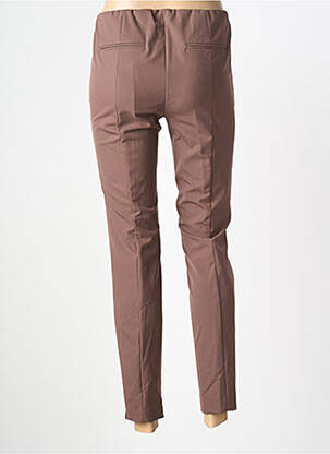 Pantalon 7/8 țesătură poplin mărime normală maro BASLER femeie