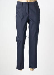 Pantalon 7/8 țesătură poplin mărime normală albastru GARDEUR femme