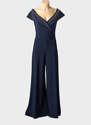 Salopetă-pantalon mâneci scurte mâneci scurte albastru JOSEPH RIBKOFF femme