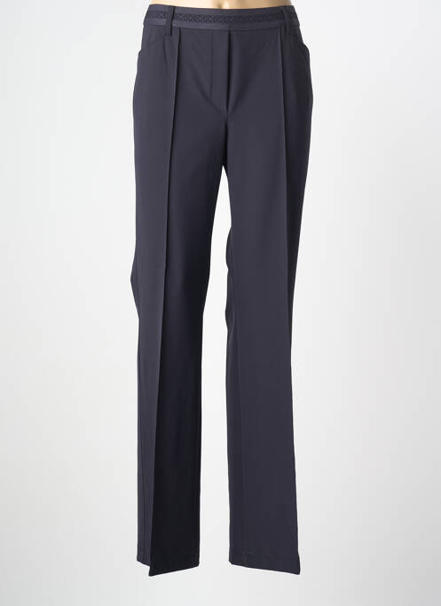 Pantalon evazat talie elastică mărime normală albastru GARDEUR femme