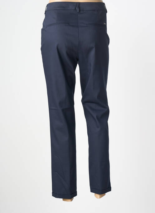 Pantalon 7/8 țesătură poplin mărime normală albastru GARDEUR femme