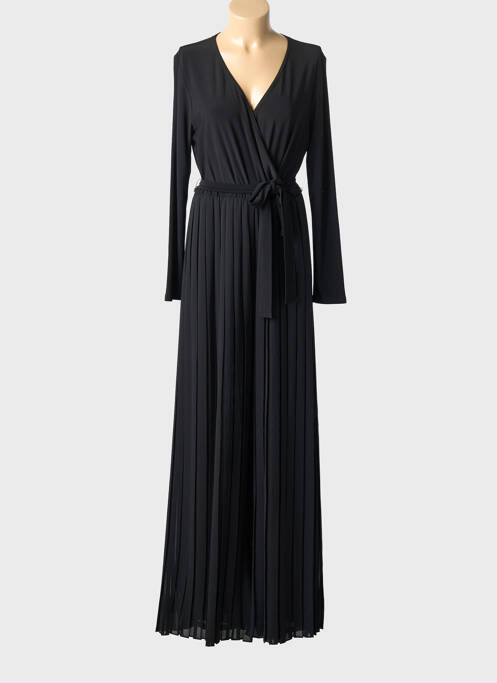 Salopetă-pantalon croială fluidă mâneci lungi negru JOSEPH RIBKOFF femme