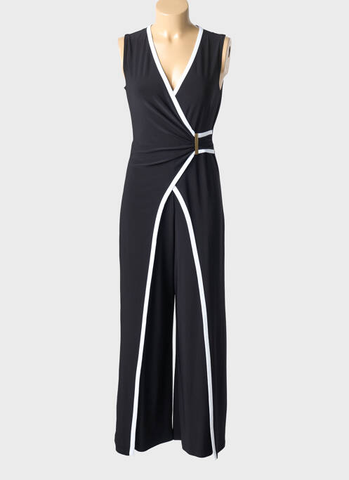 Salopetă-pantalon croială cambrată fără mâneci negru JOSEPH RIBKOFF femme