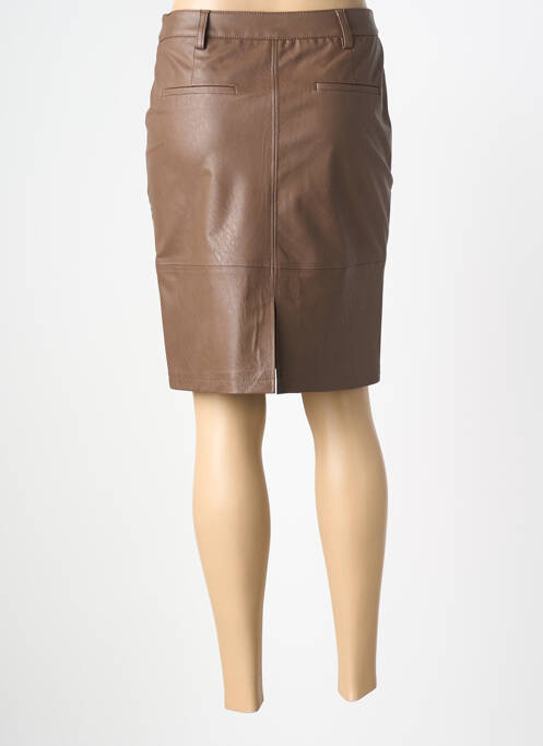 Fustă midi croială dreaptă maro GARDEUR femme