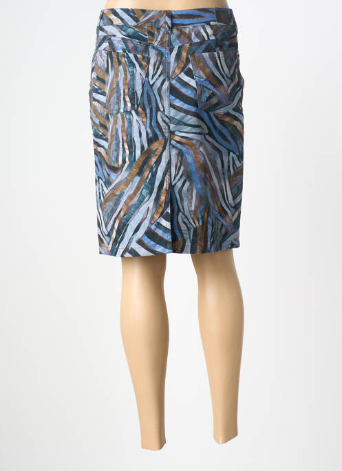 Fustă midi croială dreaptă albastru GARDEUR femme