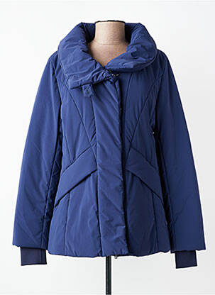 Geacă matlasată mâneci lungi cu glugă albastru CREENSTONE femme