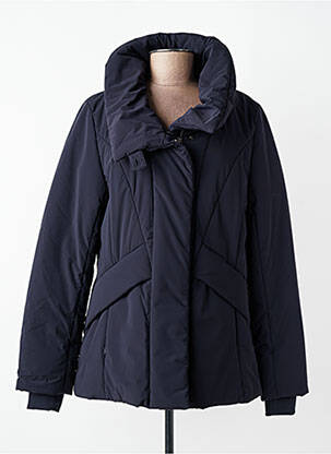 Geacă matlasată mâneci lungi cu glugă albastru închis CREENSTONE femme