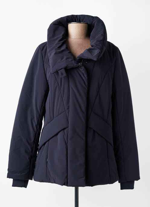 Geacă matlasată mâneci lungi cu glugă albastru închis CREENSTONE femme