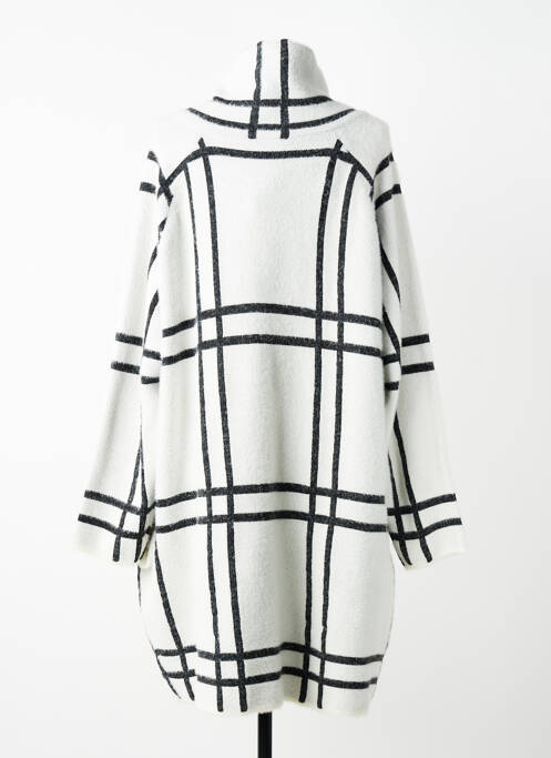 Vestă cu mâneci lungi închidere cu nasturi pe față alb JOSEPH RIBKOFF femme