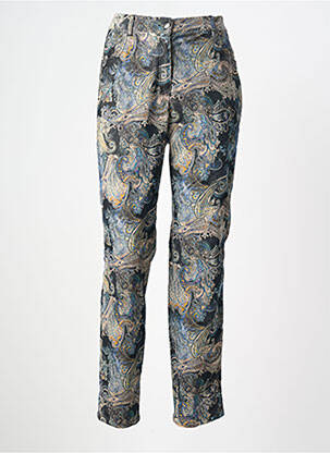 Pantalon slim elasticitate mărime normală albastru ADELINA BY SCHEITER femme