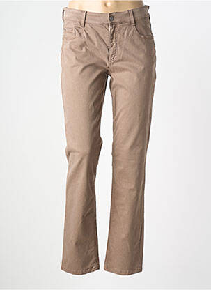 Blugi cu croială slim elasticitate mărime normală maro GARDEUR femme