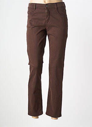 Blugi cu croială slim elasticitate mărime normală maro închis GARDEUR femme