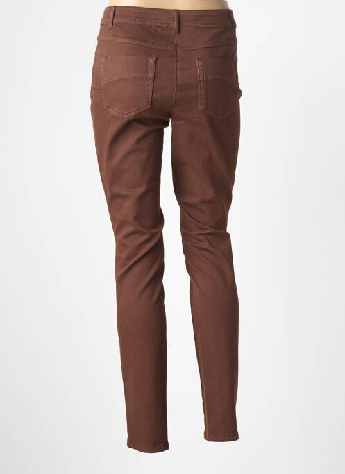 Blugi cu croială slim elasticitate mărime normală maro BASLER femme