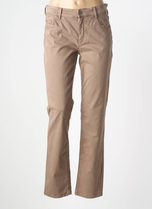 Blugi cu croială slim elasticitate mărime normală maro GARDEUR femme