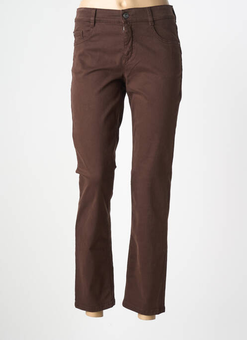Blugi cu croială slim elasticitate mărime normală maro închis GARDEUR femme