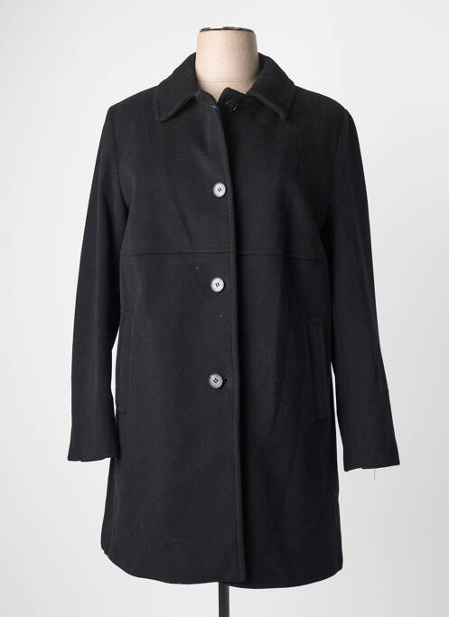 Palton lung croială dreaptă fără glugă negru BASLER femme