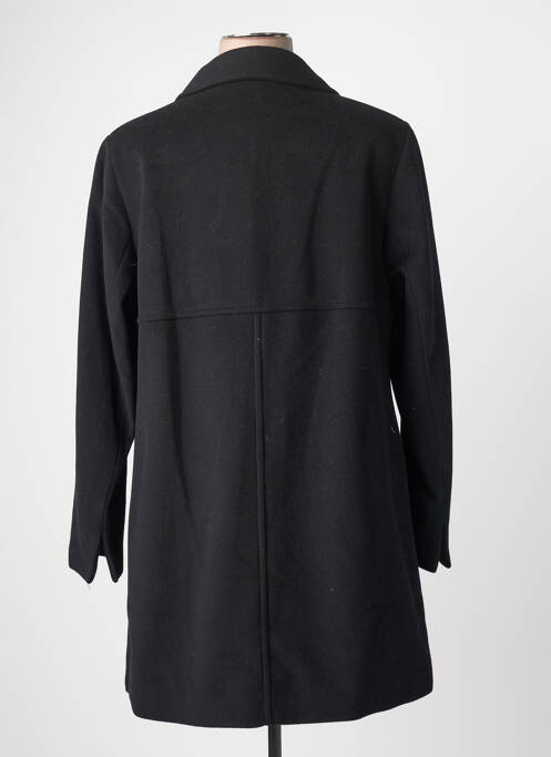 Palton lung croială dreaptă fără glugă negru BASLER femme