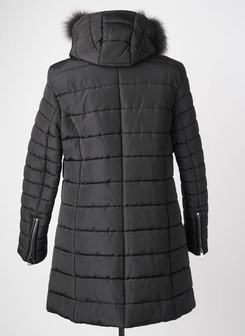 Geacă matlasată buzunare cu glugă negru L'UNIVERS DU LUXE femme