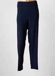 Pantalon larg țesătură poplin mărime normală albastru JOSEPH RIBKOFF femme
