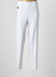 Pantalon larg țesătură poplin mărime normală alb JOSEPH RIBKOFF femme