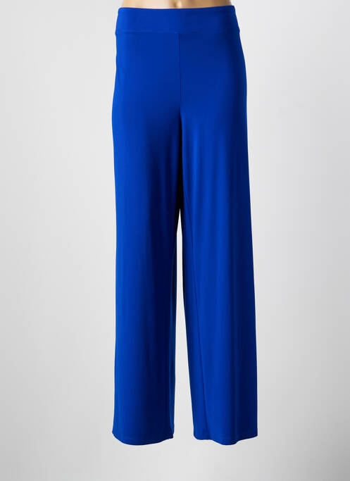 Pantalon larg țesătură poplin mărime normală albastru JOSEPH RIBKOFF femme