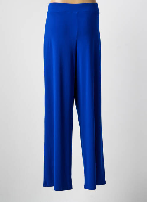 Pantalon larg țesătură poplin mărime normală albastru JOSEPH RIBKOFF femme
