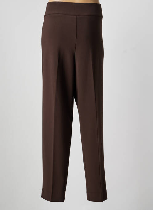 Pantalon larg țesătură poplin mărime normală maro JOSEPH RIBKOFF femme