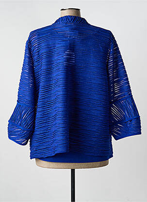 Twin-set guler rotund albastru JOSEPH RIBKOFF femme