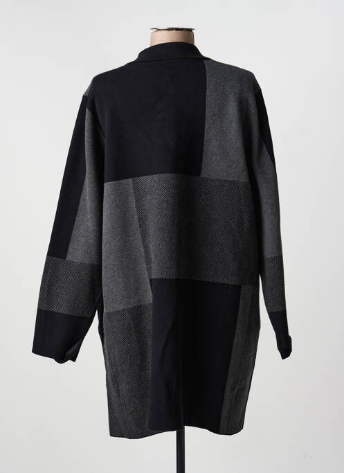 Vestă cu mâneci lungi închidere cu nasturi pe față gri MARBLE femme