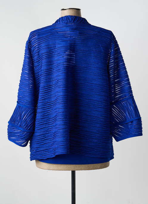 Twin-set guler rotund albastru JOSEPH RIBKOFF femme