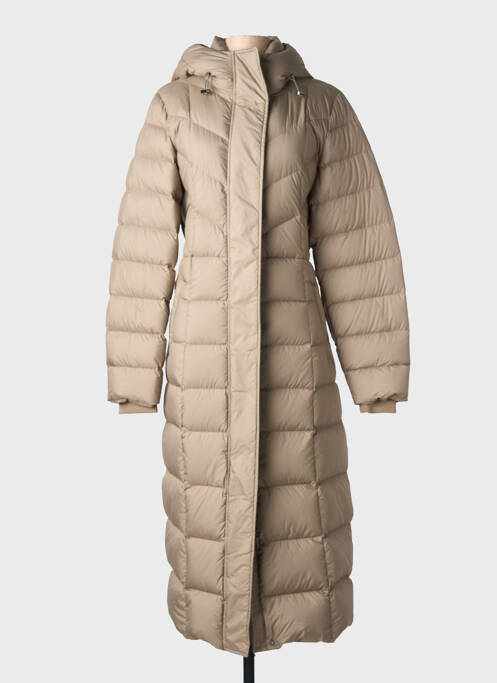 Geacă matlasată buzunare cu glugă maro BEAUMONT femme