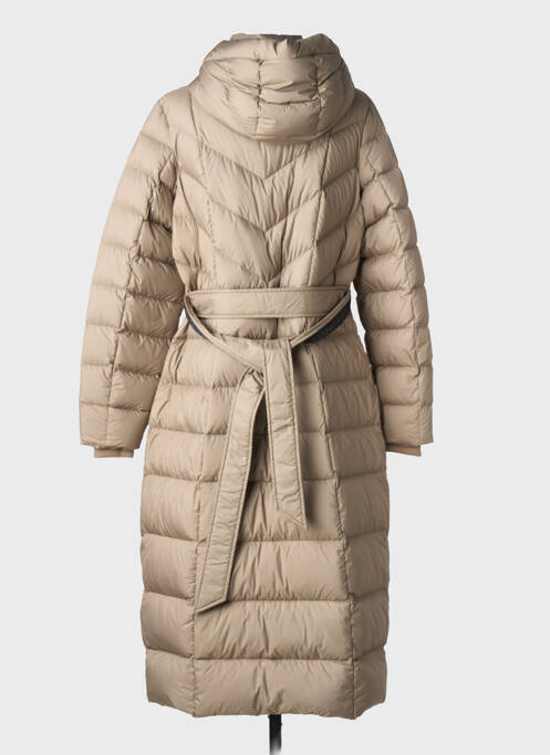 Geacă matlasată buzunare cu glugă maro BEAUMONT femme