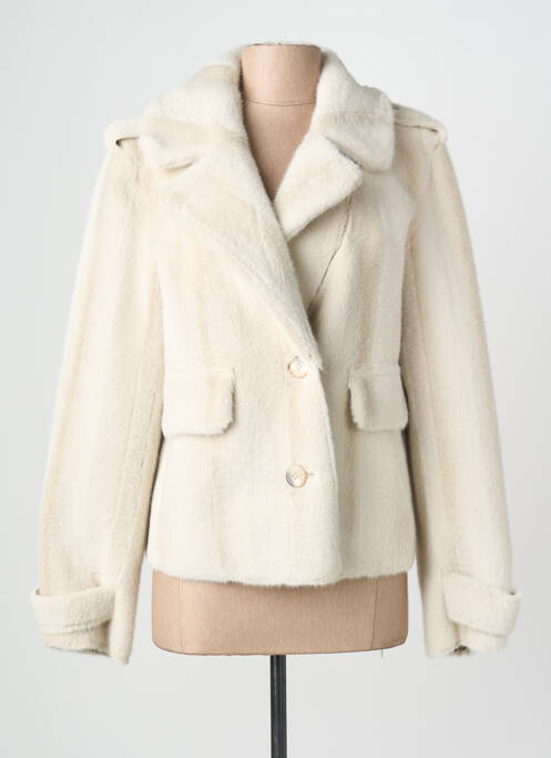 Palton scurt buzunare fără glugă bej BEAUMONT femme