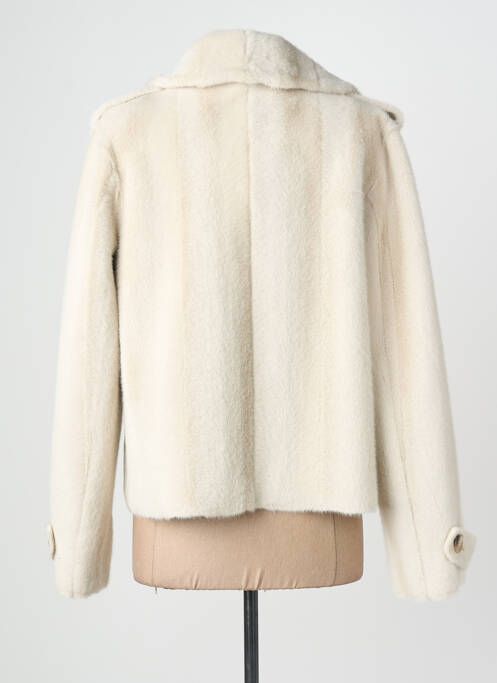 Palton scurt buzunare fără glugă bej BEAUMONT femme