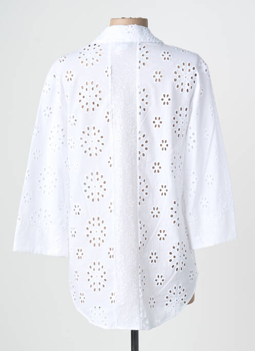 Cămașă croială cambrată mâneci 3/4 alb JOSEPH RIBKOFF femme