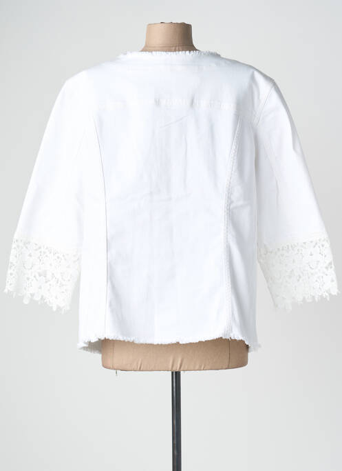 Jachete casual guler rotund alb JOSEPH RIBKOFF femme