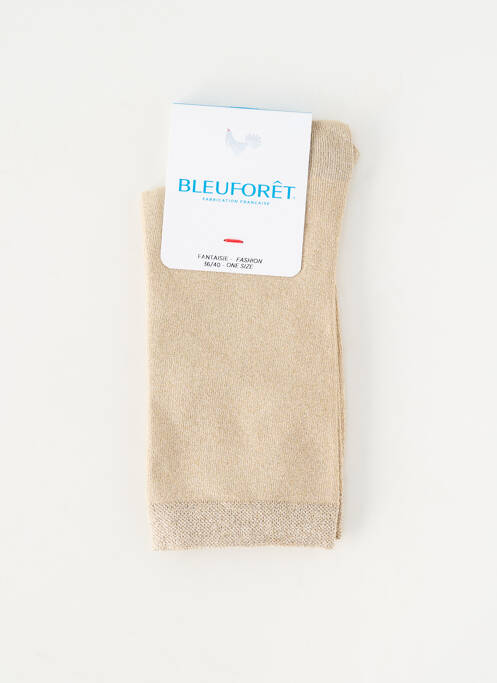 Șosete cusături întărite auriu BLEU FORET femme