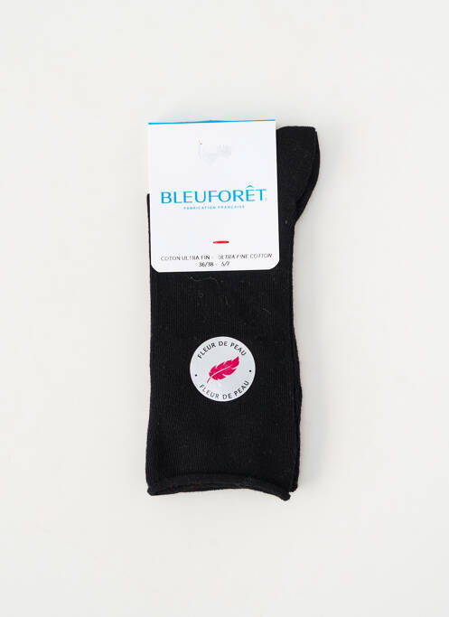 Șosete cusături întărite negru BLEU FORET femme