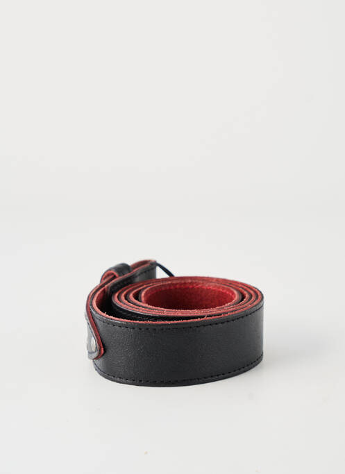 Curea țesătură imitație de piele negru YOLETE femme