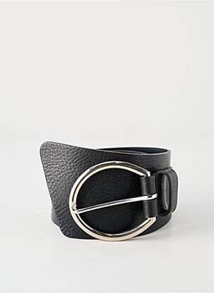 Curea efect material satinat negru ETERN'ELLE femeie