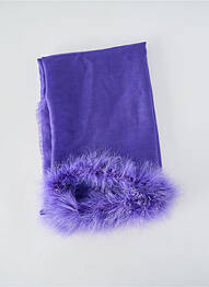 Eșarfă plasă fină violet ETERN'ELLE femeie
