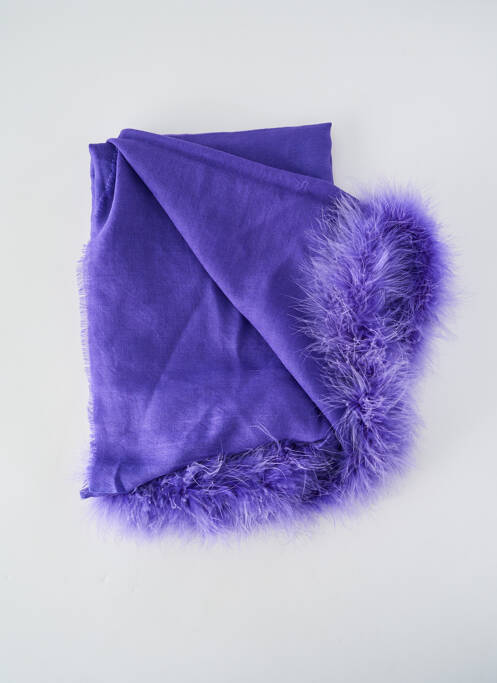 Eșarfă plasă fină violet ETERN'ELLE femme