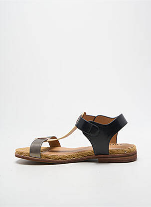 Sandale/pantofi decupați chiquet toc plat până la 3 cm negru ARMISTICE femeie