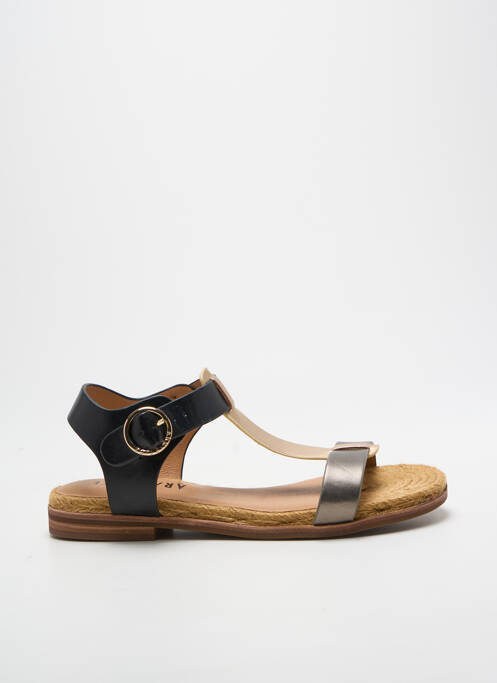 Sandale/pantofi decupați chiquet toc plat până la 3 cm negru ARMISTICE femme