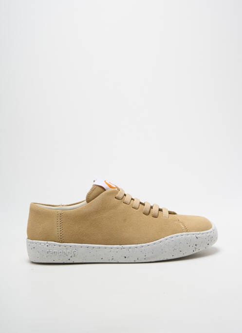 Adidași vârf rotund toc plat până la 3 cm bej CAMPER femme